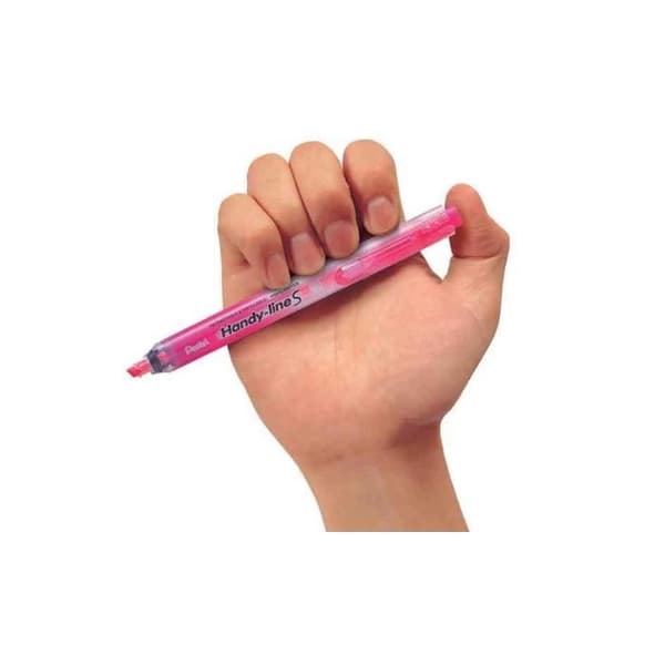 Set om 12 Handy-Line S Retraktabla/Uppladdningsbara Lila Textmarker