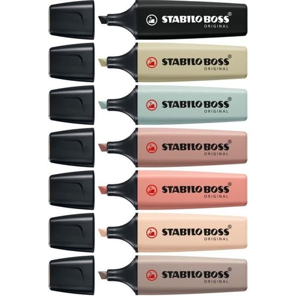 STABILO Boss Original Highlighters - NatureColors - 8 st