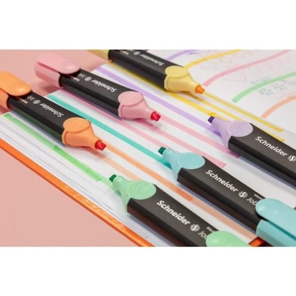 Set med 10 Job Pastellmarker i vaniljfärg