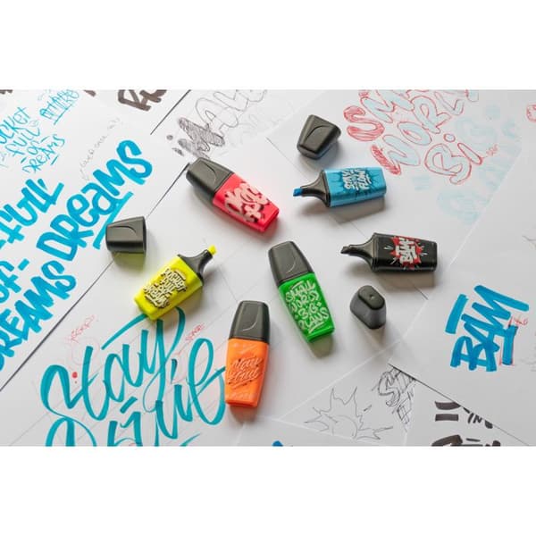 STABILO BOSS MINI från Snooze One - orange - Box med 10 stycken