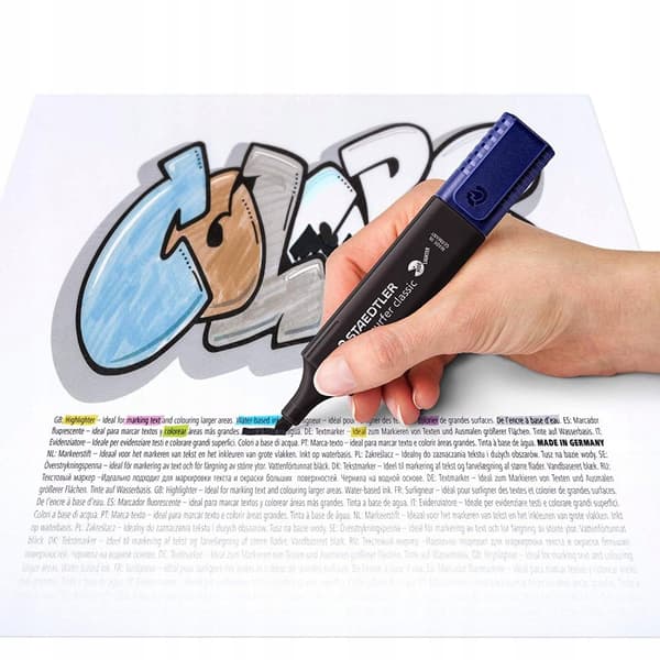 Highlighter - Classic Colors Highlighter Musta Staedtler 364-C-9