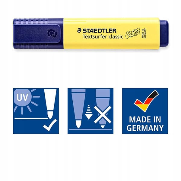 Staedtler Classic Colors Highlighter Pastel Sunny Yellow 364-C-100