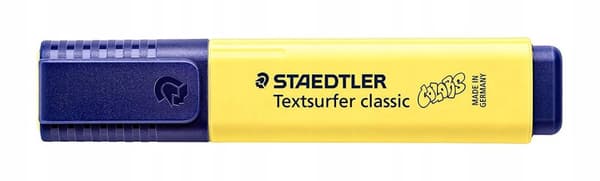 Staedtler Classic Colors Highlighter Pastel Sunny Yellow 364-C-100