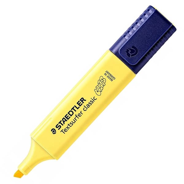 Staedtler Classic Colors Highlighter Pastel Sunny Yellow 364-C-100