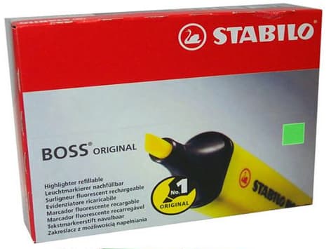 STABILO BOSS YELLOW HIGHLIGHTERS 10st förpackning