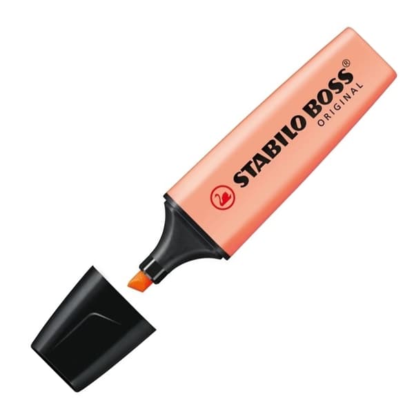 STABILO BOSS PASTEL HIGHLIGHTER PASTEL ORANGE