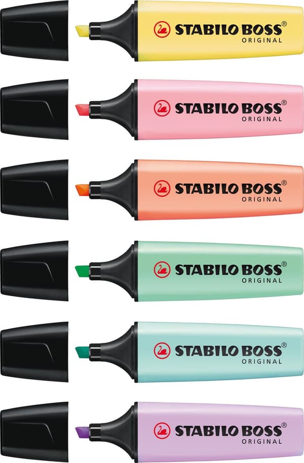 STABILO BOSS PASTEL HIGHLIGHTER PASTEL PINK