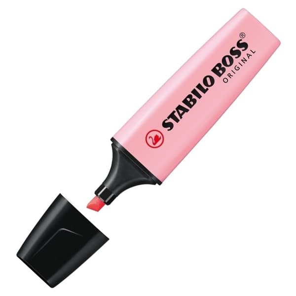 STABILO BOSS PASTEL HIGHLIGHTER PASTEL PINK