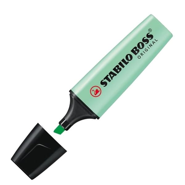 STABILO BOSS PASTEL HIGHLIGHTER PASTELGRØN