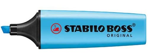 HIGHLIGHTER STABILO BOSS ORIGINAL SÆT MED 6
