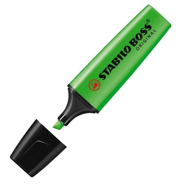 STABILO BOSS ORIGINAL TEKST HIGHLIGHTER GRØN