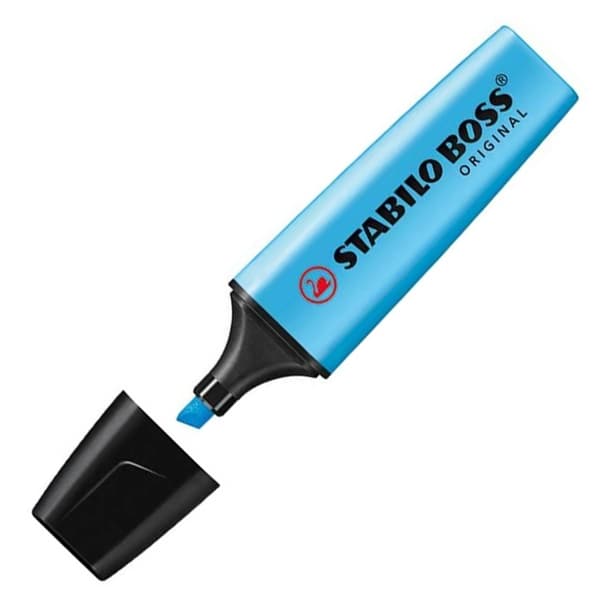 STABILO BOSS ORIGINAL BLÅ TEKST HIGHLIGHTER