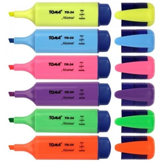 HIGHLIGHTER MARKER TOMA MISTRAL BLÅ