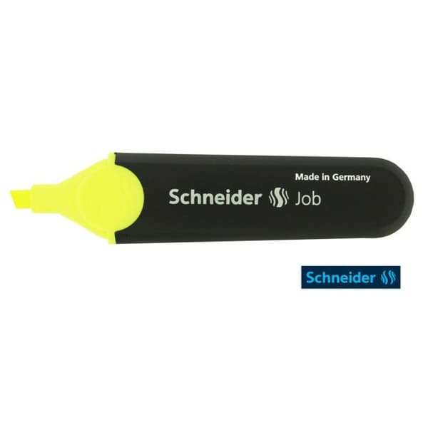 Surliner - SCHNEIDER - Job - Pack av 4 - Gul, orange, rosa och grön - Blandad