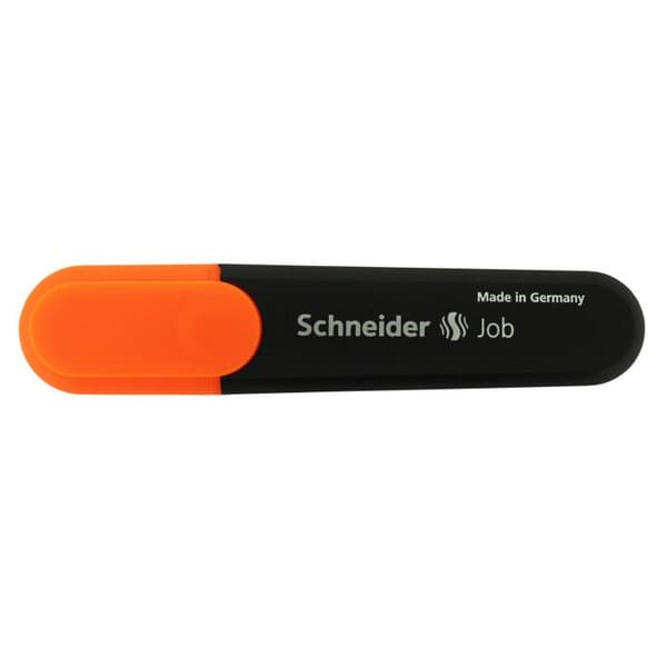 Surliner - SCHNEIDER - Job - Pack av 4 - Gul, orange, rosa och grön - Blandad