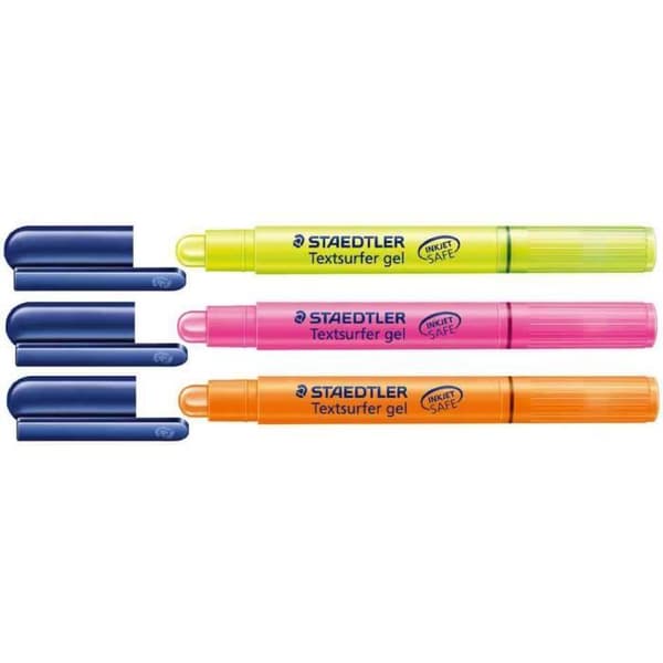 Surligneur - STAEDTLER - Textsurfer gel - Gul - Min 0,9 mm - Märkning 3 mm