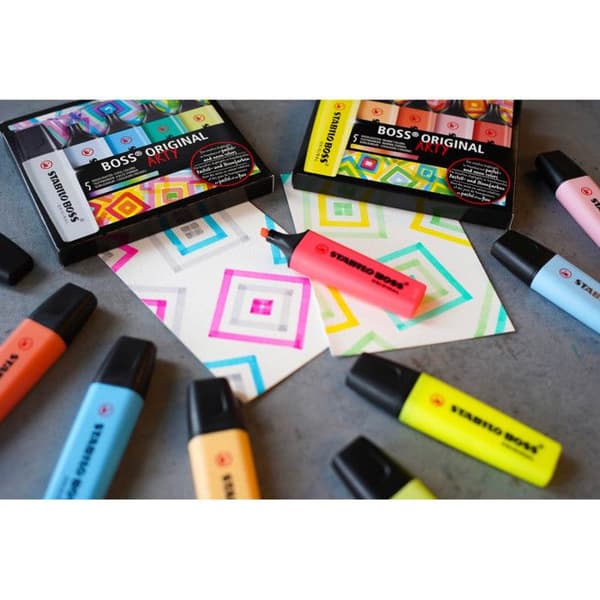 Marker - BOSS - ORIGINAL ARTY - Varma färger - 10 stycken - Återanvändbara