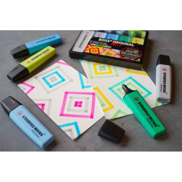 Marker - BOSS - ORIGINAL ARTY - Varma färger - 10 stycken - Återanvändbara