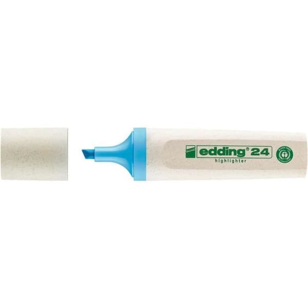 Sats med 10 Ecoline 24 Ljusblå Markeringspennor med Bisead Spets 2-5 mm