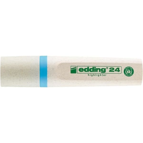Sats med 10 Ecoline 24 Ljusblå Markeringspennor med Bisead Spets 2-5 mm
