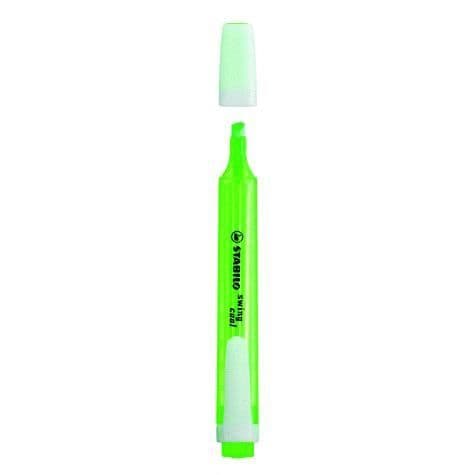 Highlighter - STABILO - Swing - Bred fasad spets - Fluorescerande bläck - Grön