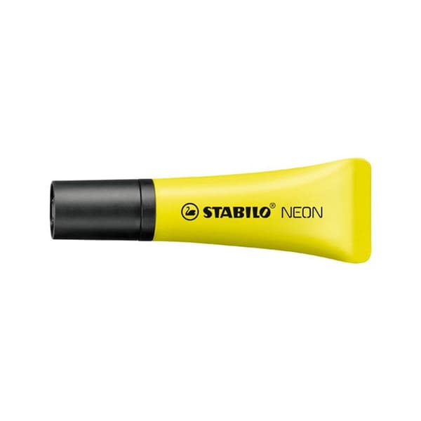 Stabilo highlighter neon, gul