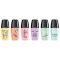 Miniatyrbild 2 av 6: Stabilo BOSS MINI Pastellove Highlighter mintgrön, antikrosa, banangul, persikorosa, mellanblå, Glycin 2-5 mm 6-pack