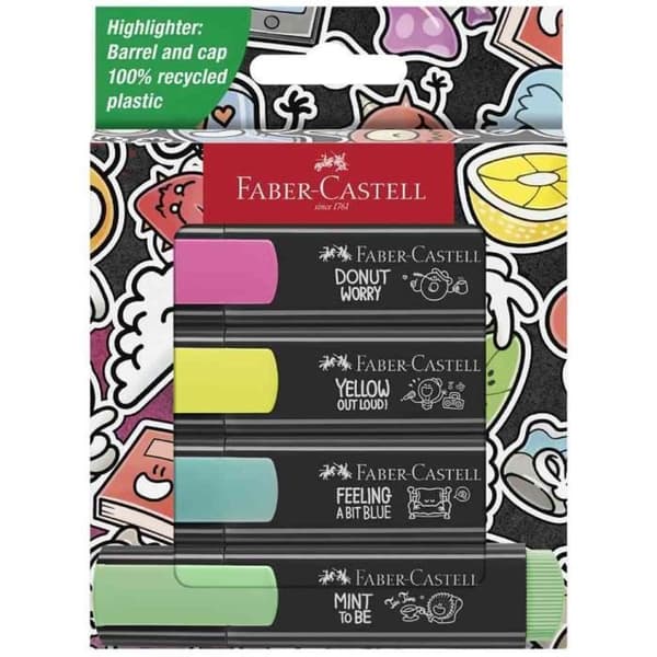 Surlinhare TEXTLINER 46 GRAFFITI, fodral med 4 stycken