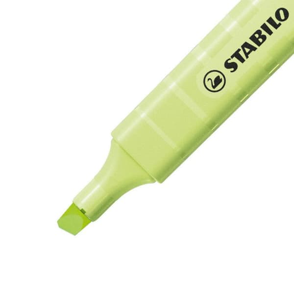 Surligneur - STABILO - Swing Cool - Pastellutgåvan - Grön - Sned spets