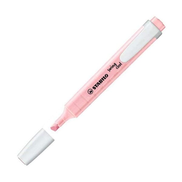 Evidenzierare - Stabilo - Swing Cool - Rosa Antico - Vattenbaserad bläck - 2 linjebredder
