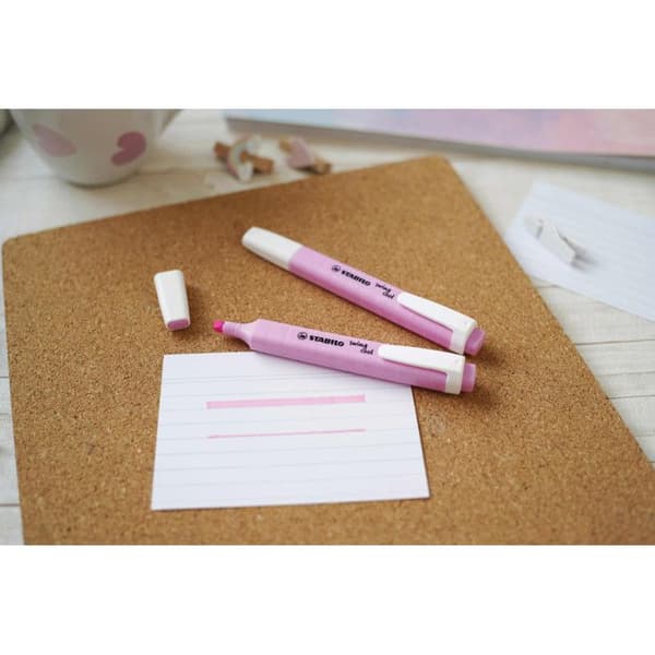 Evidenzierare - Stabilo - Swing Cool - Rosa Antico - Vattenbaserad bläck - 2 linjebredder