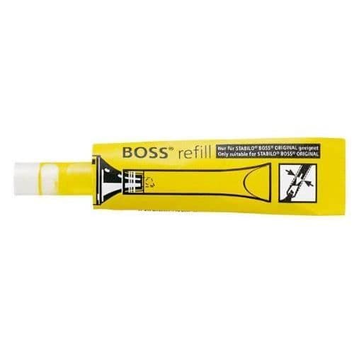 Stabilo Boss Originalpack med 20 gula överstrykningspennor Paket med 20 st