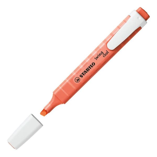 Swing Cool Pastel Edition Highlighter, PET-fodral om 4