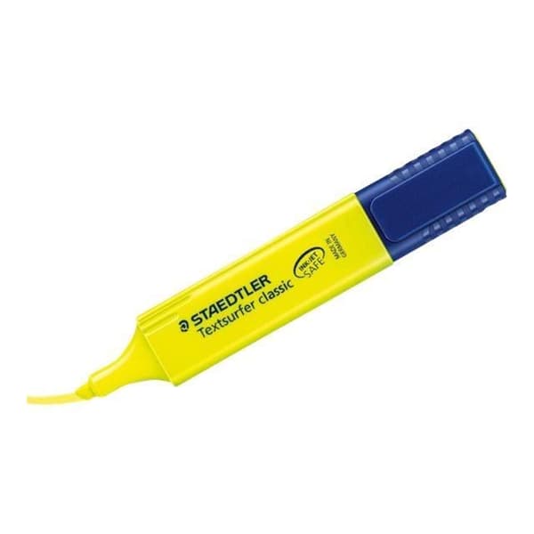 STAEDTLER Textsurfer classic 364 Highlighter blandade färger pigmentbläck 1-5 mm förpackning om 4