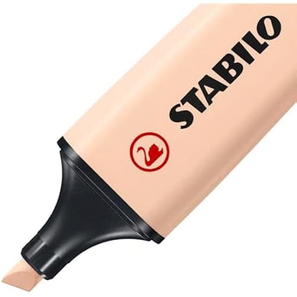 Highlighter - STABILO BOSS ORIGINAL NatureCOLORS - set x 10 highlighters - rosa beige