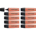 Miniatyrbild 1 av 2: STABILO BOSS ORIGINAL Pastell Highlighter - Set x 10 highlighters - korall mjukhet