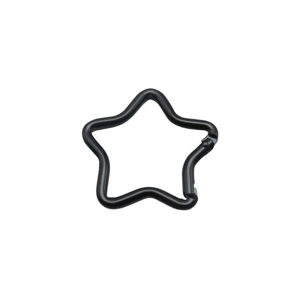 INF 10-pack karbinhake Clip Set aluminiumlegering D-ring nyckelring 0
