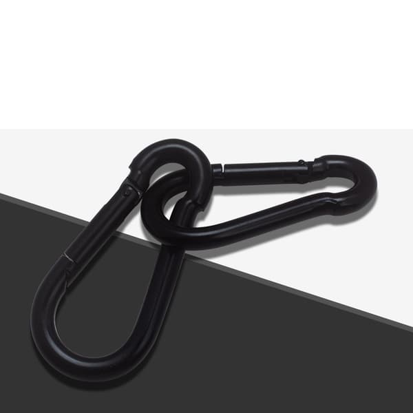 INF 8-formad karbinhake, kraftig fjäderhake (2-pack)