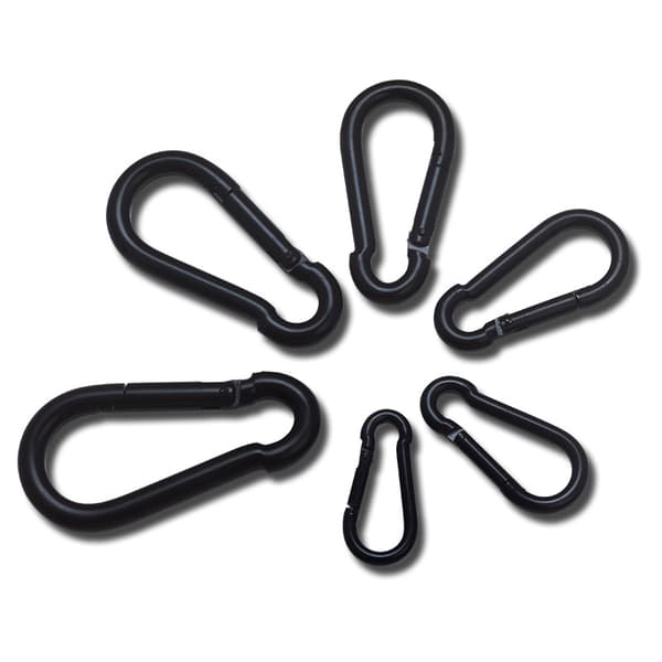 INF 8-formad karbinhake, kraftig fjäderhake (2-pack)