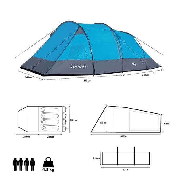 NC3027 VOYAGER NILS CAMP TELT