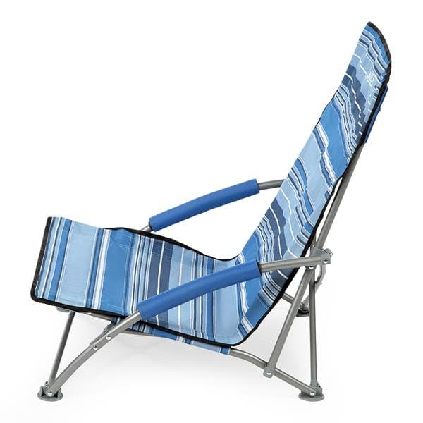 NC3035 BLÅ OG HVID NILS CAMP STRANDSTOL
