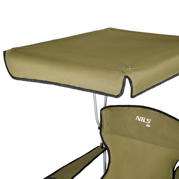 NC3087 GRÖN CAMPINGSTOL MED CANOPY NILS CAMP