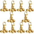 Miniatyrbild 3 av 4: INF DIY Kopparklocka Nyckelring Set - Nickelfärg (10-pack) Guld