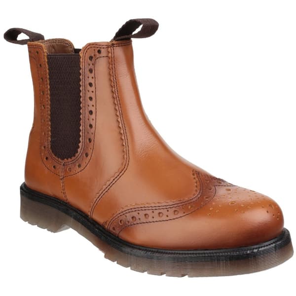 Amblers Dalby Pull On Brogue Boots för män