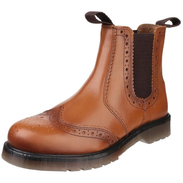 Amblers Dalby Pull On Brogue Boots för män