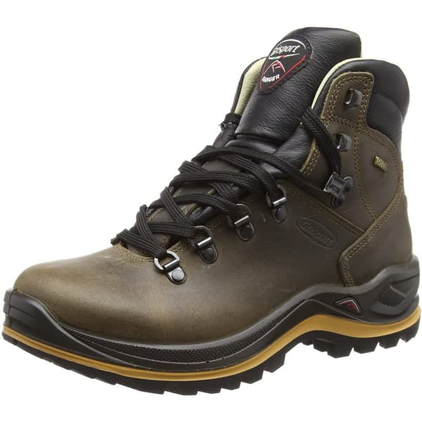 Grisport Unisex Adult Aztec Waxy Leather Wide Walking Boots Tan/Black 3 UK
