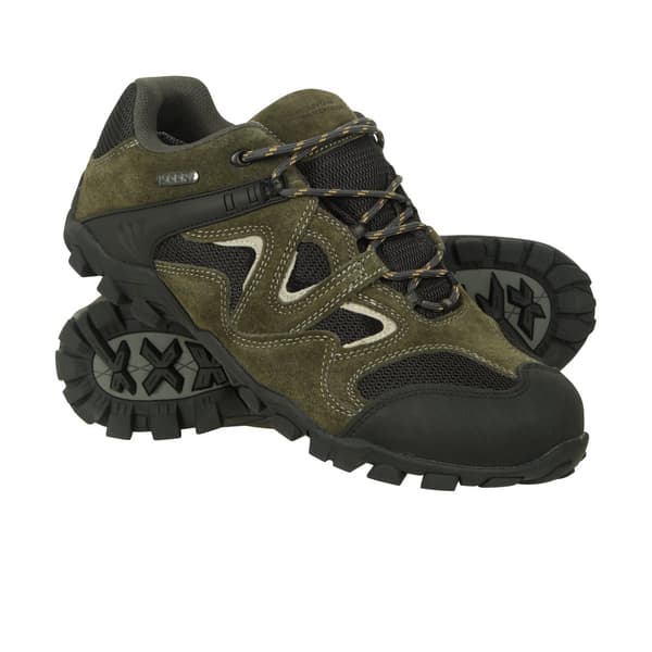 Mountain Warehouse Mens Curlews Waterproof Suede Walking Shoes