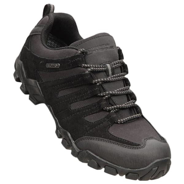 Mountain Warehouse Womens/Ladies Belfour Suede Outdoor Walking Shoes Black 6 UK