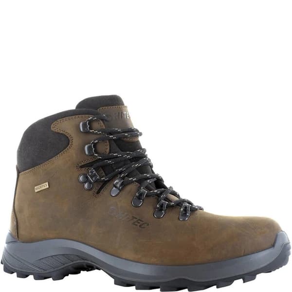 Hi-Tec Vandringskängor i läder Ravine Lite Grain för herrar Brown 10 UK