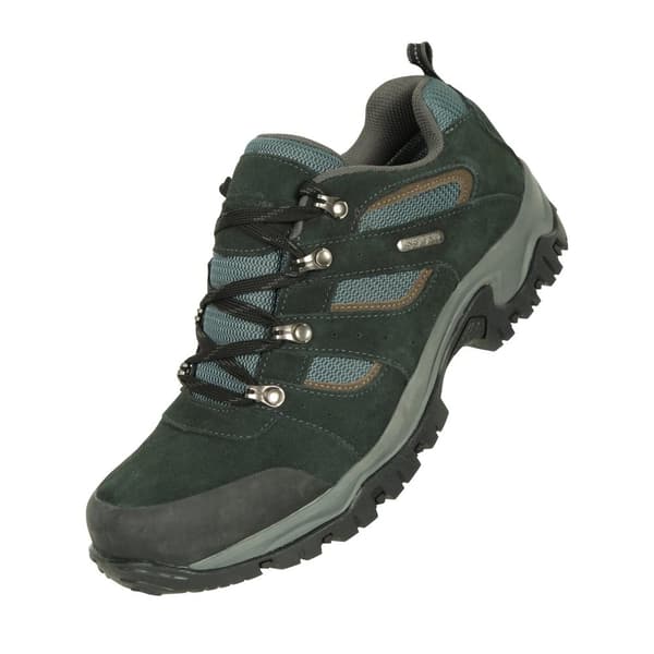 Mountain Warehouse Mens Voyage Suede Waterproof Walking Shoes